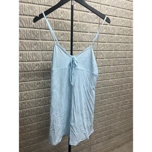 Wild Fable Light Aqua Blue Tie Front Camisole Spaghetti Strap dress Size M‎ NEW